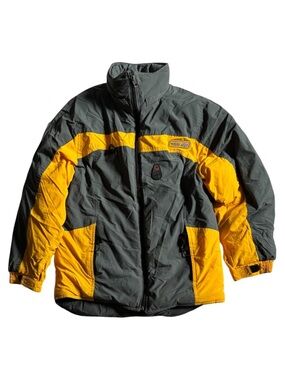 urban pipeline Gray and Yellow Puffer Jacket
